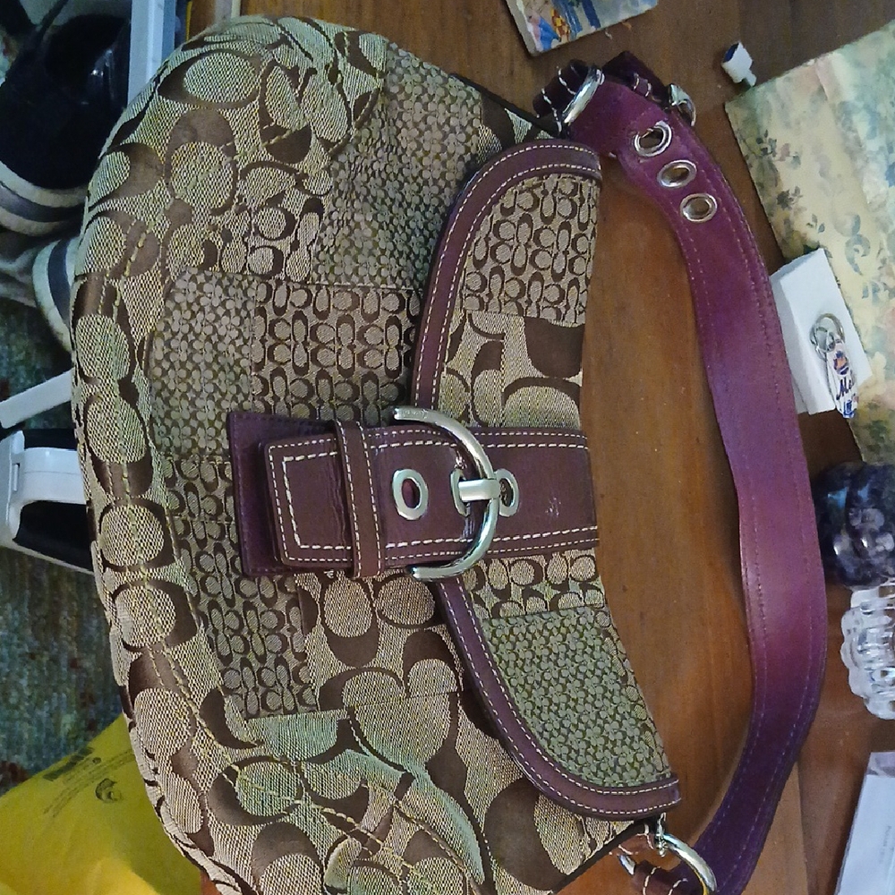 Authentic Vintage Coach Wrist Handbag